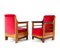 Art Deco Oak Amsterdam School Lounge Chairs by Anton Lucas, 1920s, Set of 2 4