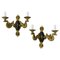 Empire Bronze Swans Sconce Wall Lights Bronze, 1910s, Set of 2, Image 1