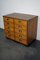 Mid-20th Century German Oak Pine Apothecary Cabinet or Bank of Drawers 10