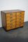 Mid-20th Century German Oak Pine Apothecary Cabinet or Bank of Drawers 4