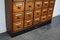 Early 20th Century German Oak Apothecary Cabinet or Bank of Drawers 12