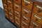 Early 20th Century German Oak Apothecary Cabinet or Bank of Drawers 5