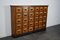 Early 20th Century German Oak Apothecary Cabinet or Bank of Drawers 6