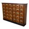 Early 20th Century German Oak Apothecary Cabinet or Bank of Drawers 1