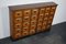 Early 20th Century German Oak Apothecary Cabinet or Bank of Drawers 12