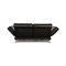 Black Leather Moule Two-Seater Couch from Brühl 11