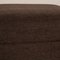 Dark Brown Fabric Sepia Pouf from Bolia 3
