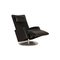 Black Leather Armchair from Rolf Benz, Image 3