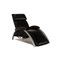 Black Leather Armchair by Willi Schillig 1