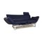 Dark Blue Leather DS140 Sofa Three-Seater Couch from de Sede, Image 7