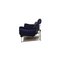 Dark Blue Leather DS140 Sofa Three-Seater Couch from de Sede 10