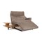 Grauer Relax Sessel aus Leder von Himolla 1