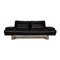 Black Leather 6600 Three-Seater Couch from Rolf Benz, Image 1