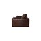 Brown Leather PUR Three-Seater Couch from Violetta 10