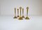 Mid-Century Swedish Candlesticks in Brass by Lars Holmström, Set of 5 2