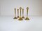 Mid-Century Swedish Candlesticks in Brass by Lars Holmström, Set of 5, Image 2