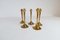 Mid-Century Swedish Candlesticks in Brass by Lars Holmström, Set of 5, Image 5