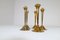 Mid-Century Swedish Candlesticks in Brass by Lars Holmström, Set of 5, Image 8