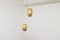 Mid-Century Swedish Brass Egg Pendents by Hans-Agne Jakobsson, 1960s, Set of 2 7