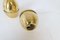 Mid-Century Swedish Brass Egg Pendents by Hans-Agne Jakobsson, 1960s, Set of 2, Image 4