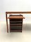 Skandinavischer Mid-Century Schreibtisch aus Holz mit Schubladen, 1960er 15