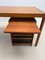 Mid-Century Scandinavian Wooden Desk with Drawers, 1960s, Image 2