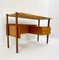 Italienischer italienischer Mid-Century Schreibtisch aus Holz, 1960er 4