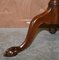 Flamed Mahogany Gallery Rail Side Table 10