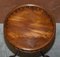 Flamed Mahogany Gallery Rail Side Table 5