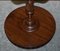 Flamed Mahogany Gallery Rail Side Table 14