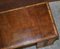 Original Victorian Burr Walnut & Brown Leather Twin Pedestal Desk 18