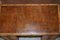 Original Victorian Burr Walnut & Brown Leather Twin Pedestal Desk, Image 17