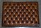 William IV Hardwood & Brown Leather Chesterfield Bench or Stool, 1830s, Image 7