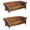 Leder Chesterfield Sofas von Howard & Sons, 2er Set 1