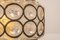 Petite German Iron and Glass Wall or Ceiling Lights by Limburg, 1960s, Image 10