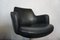 Black Leather Club Chairs, 1960s, Set of 2, Image 8