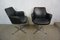 Black Leather Club Chairs, 1960s, Set of 2 4