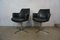 Black Leather Club Chairs, 1960s, Set of 2, Image 1