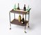 Mid-Century Mahogany Bar Cart with Trays and Bottle Holder by Ico Parisi, 1960s 12