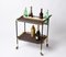 Mid-Century Mahogany Bar Cart with Trays and Bottle Holder by Ico Parisi, 1960s, Image 7