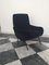Dark Blue Velvet Italian Armchair by Marco Zanuso for Arflex, 1960s 1