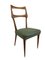Green Leather Upholstery & Wooden Structure Chair, Set of 4 4