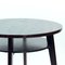 Black Round Coffee Table, Czechoslovakia, 1960s 10