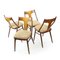 Mid-Century Dining Chairs, Czechoslovakia, 1960s, Set of 4, Image 1
