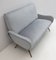Modern Velvet Sofa in the Style of Marco Zanuso, 1950s 2