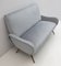 Modern Velvet Sofa in the Style of Marco Zanuso, 1950s, Image 2