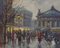 L’Opéra Garnier, 20th-Century, Oil on Canvas, Framed 4