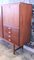 Danish Teak Highboard with Bar Cabinet 24