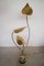 Lamp with Large Brass Leaves by Carlo Giorgi for Bottega Gadda 1