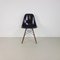 Chaise d'Appoint DSW Noire par Charles Eames et Herman Miller 1